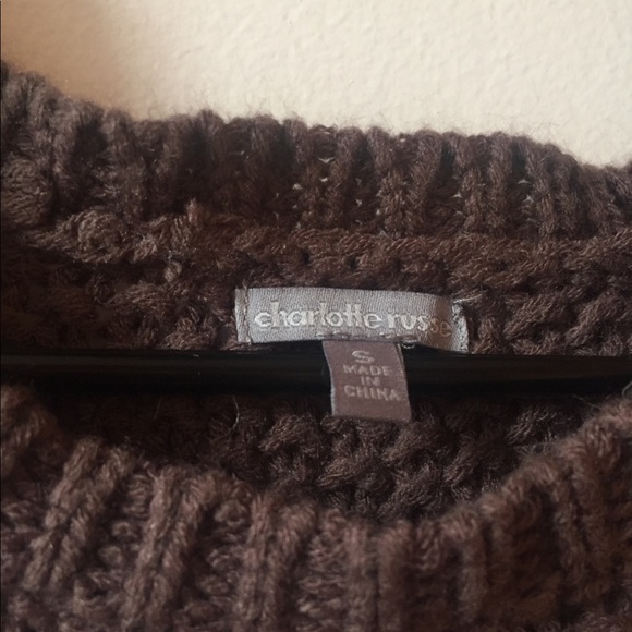 Brown knit Sweater . Worn once! - Picture 2 of 3